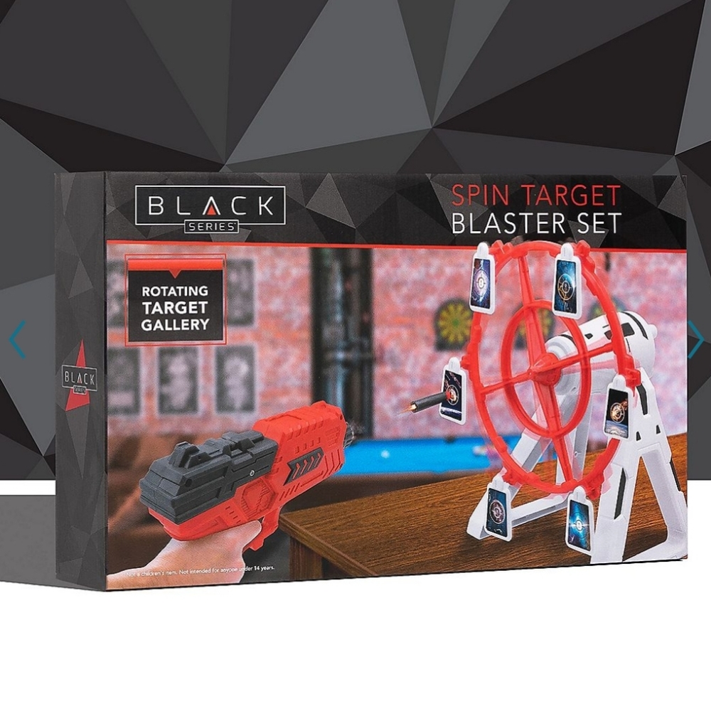 👀50% OFF - NWT‼️Black Series Spin Target Blaster Set Rotating Desktop Game